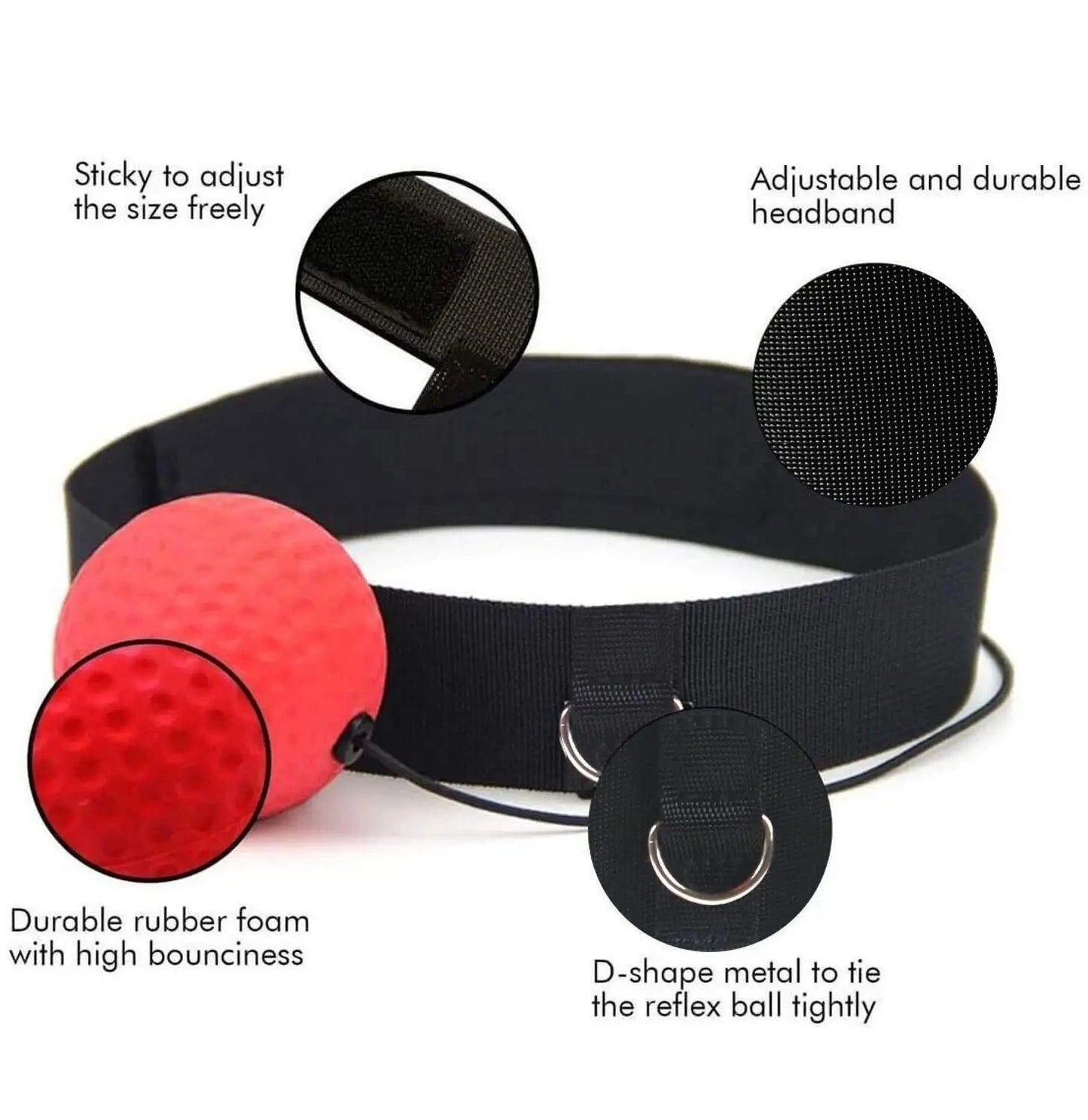 Boxing Reflex Ball with Headband.