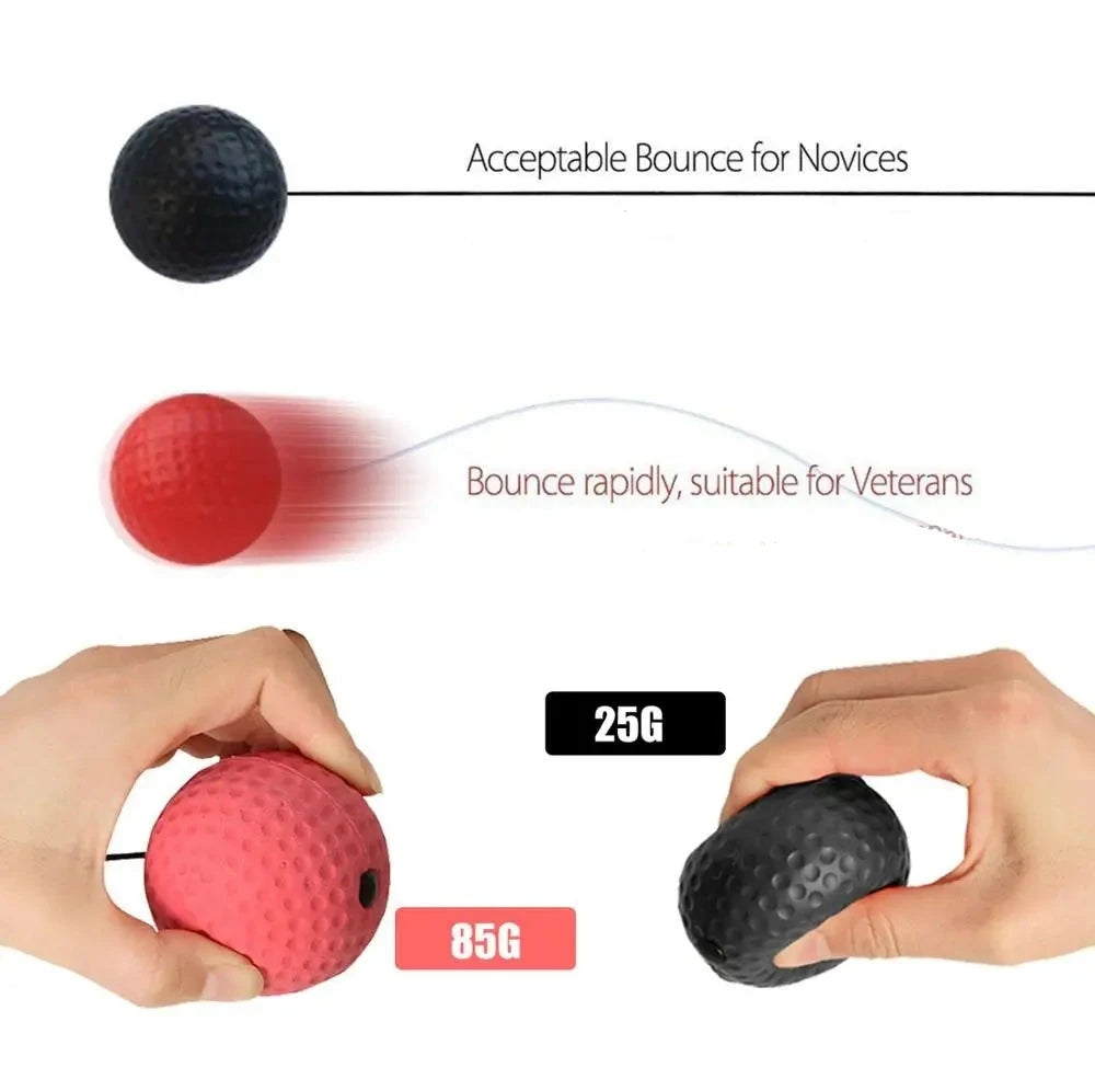 Boxing Reflex Ball with Headband.