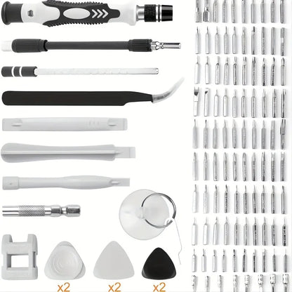 Precision Screwdriver 115 In 1 Set Magnetic Mini Screw Nuts Bits.